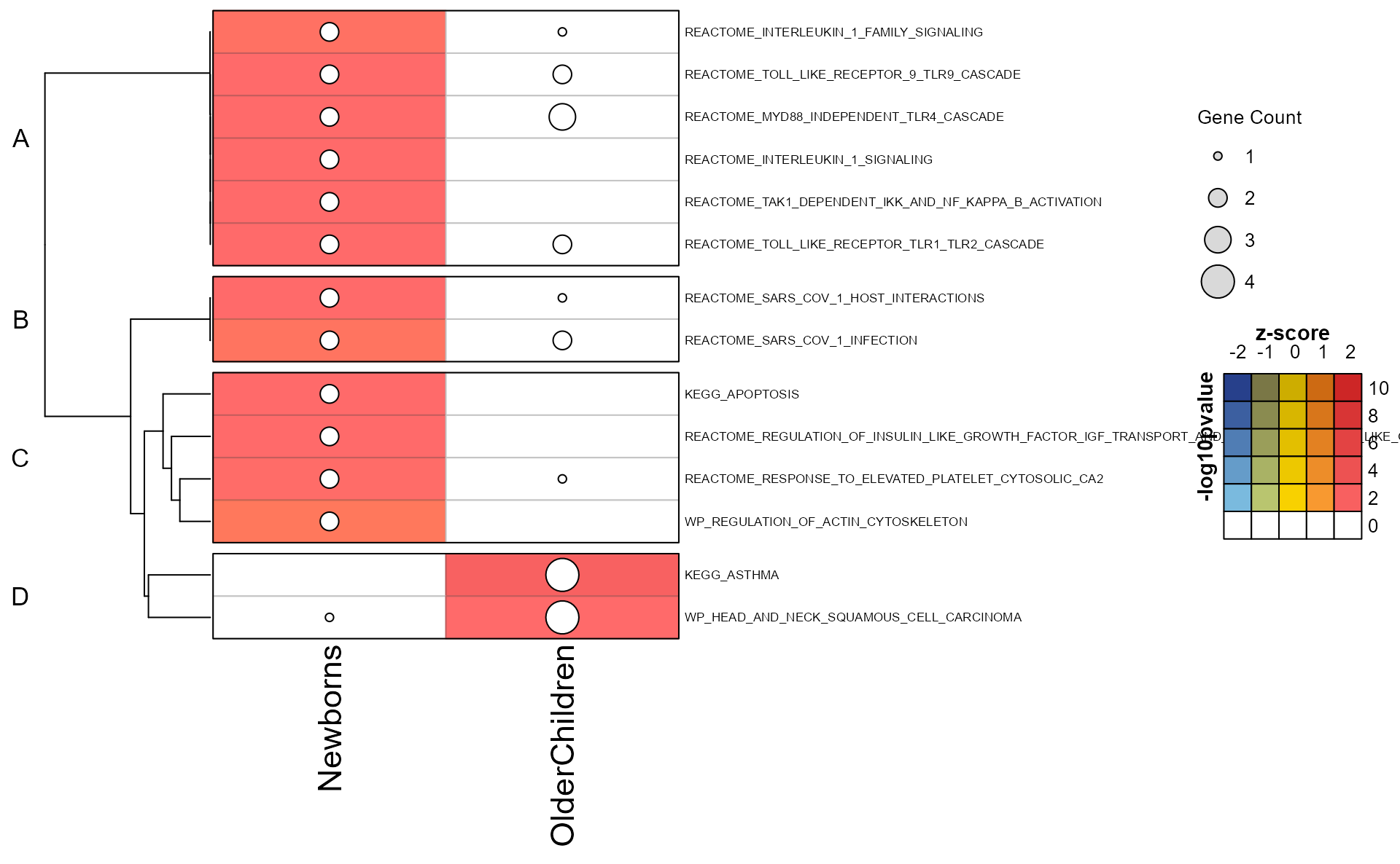 mem_plot_folio, plot 1, enrichment heatmap